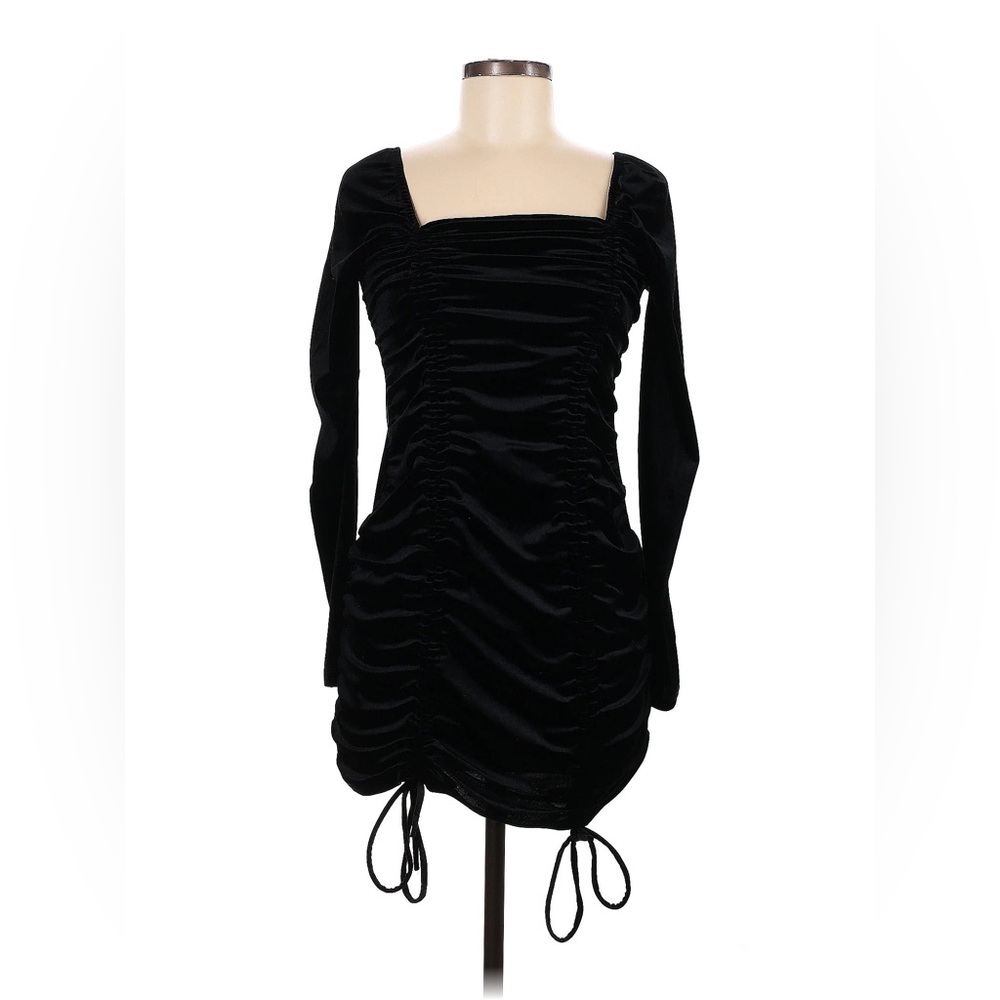 Wild Fable Black Velvet Cocktail Dress